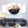 Limited Edition Yin And Yang Wolves Canvas by JoJoesArt