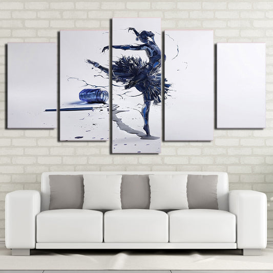 Limited Edition 5 Piece Elegant Ballet Canvas