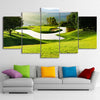 Limited Edition 5 Piece Golf Course With Lake Canvas