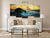Limited Edition 5 Piece Glowing Ocean With Rock Canvas