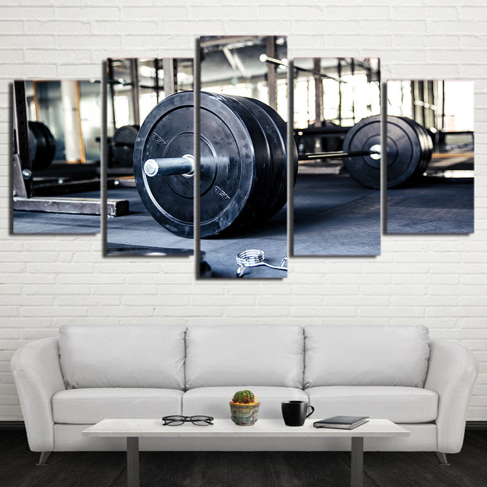 Limited Edition 5 Piece Barbell Canvas