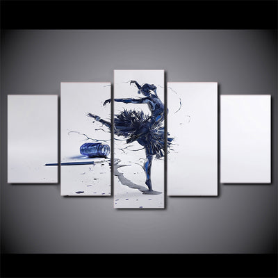 Limited Edition 5 Piece Elegant Ballet Canvas