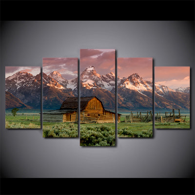 Limited Edition 5 Piece Mountain Canvas