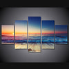 Limited Edition 5 Piece Gorgeous Sea Shore Canvas