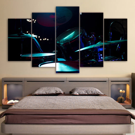 Limited Edition 5 Piece Drum Spotlight Canvas