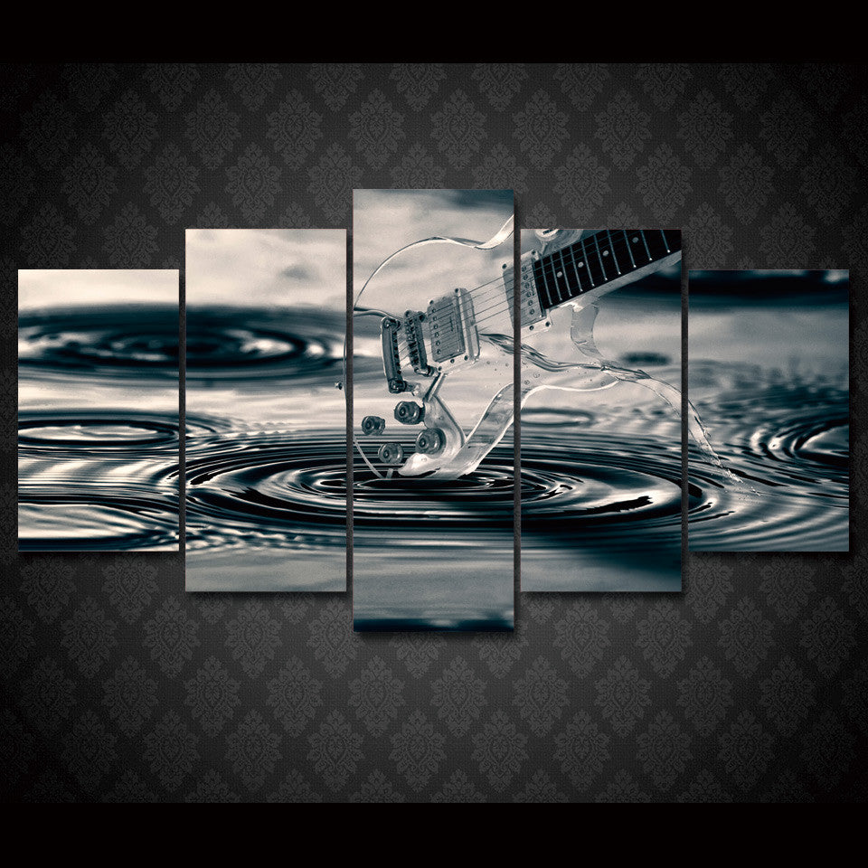 Limited Edition 5 Piece Transparent Guitar Canvas