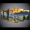 Limited Edition 5 Piece Beautiful Deer Canvas