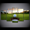 Limited Edition 5 Piece Golf Hole Canvas