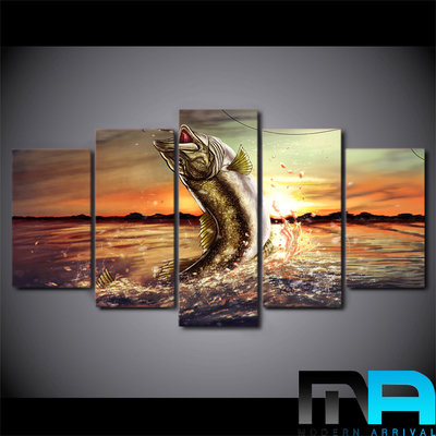 Limited Edition Beautiful Morning Fishing Canvas
