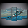 Limited Edition 5 Piece Jumping Fish Canvas