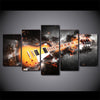 Limited Edition 5 Piece Lightning Guitar Canvas