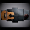 Limited Edition 5 Piece Plain Acoustic Guitar Canvas