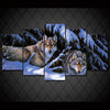 Limited Edition Snowy Mountain Wolf Canvas