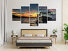 Limited Edition 5 Piece Amazing Sky Boat Canvas