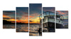 Limited Edition 5 Piece Amazing Sky Boat Canvas