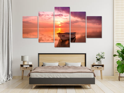 Limited Edition 5 Piece Boat Sunrise