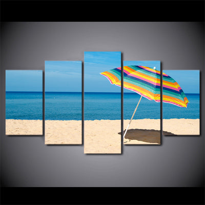 Limited Edition 5 Piece Unique and Beautiful Beach Umbrella Canvas