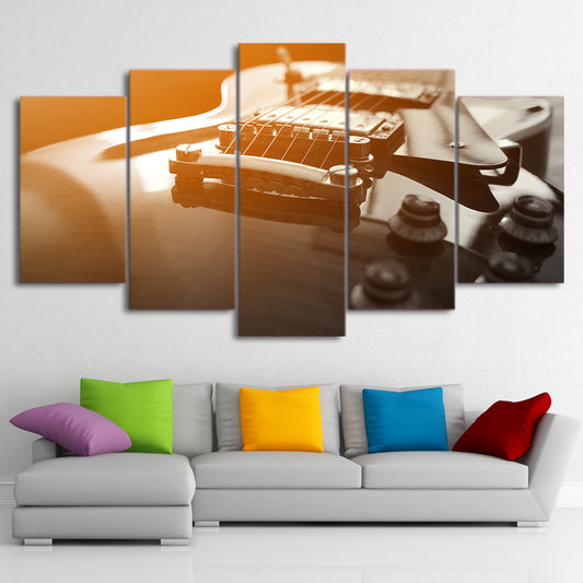 Limited Edition 5 Piece Vintage Classical Guitar Canvas
