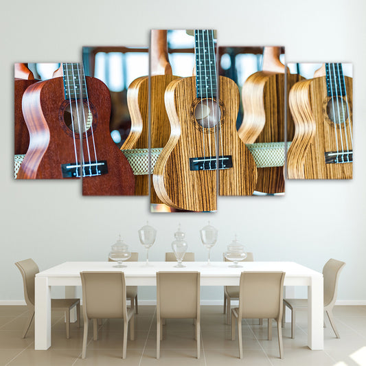 Limited Edition 5 Piece Ukeleles Canvas