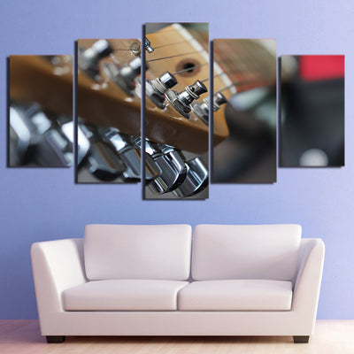 Limited Edition 5 Piece Guitar Pegs Canvas