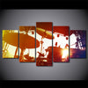 Limited Edition 5 Piece Drum With Sunrise Rays Canvas