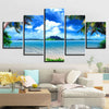 Limited Edition 5 Piece Island Getaway Canvas