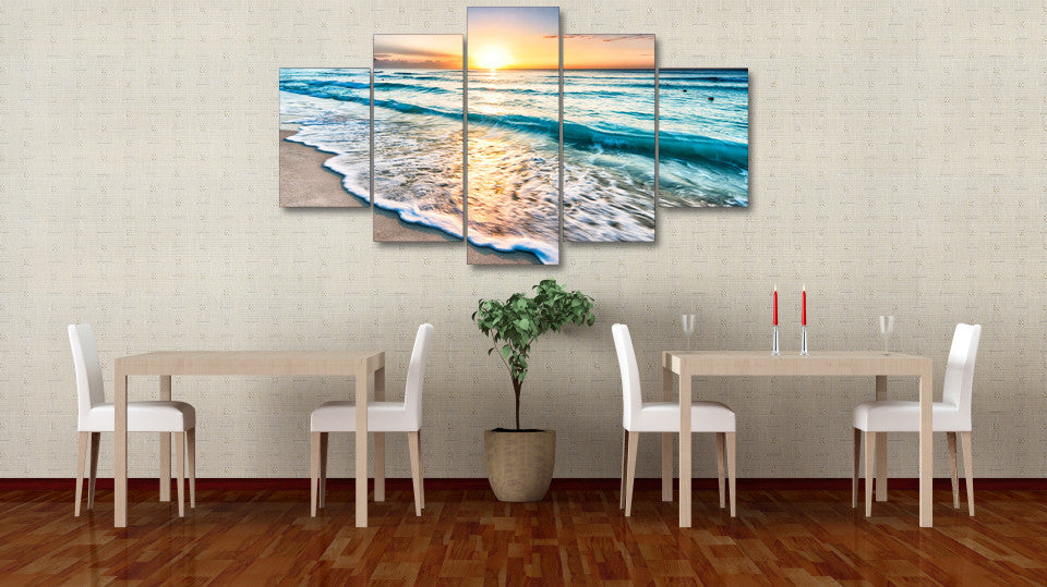 Limited Edition 5 Piece Beach Canvas