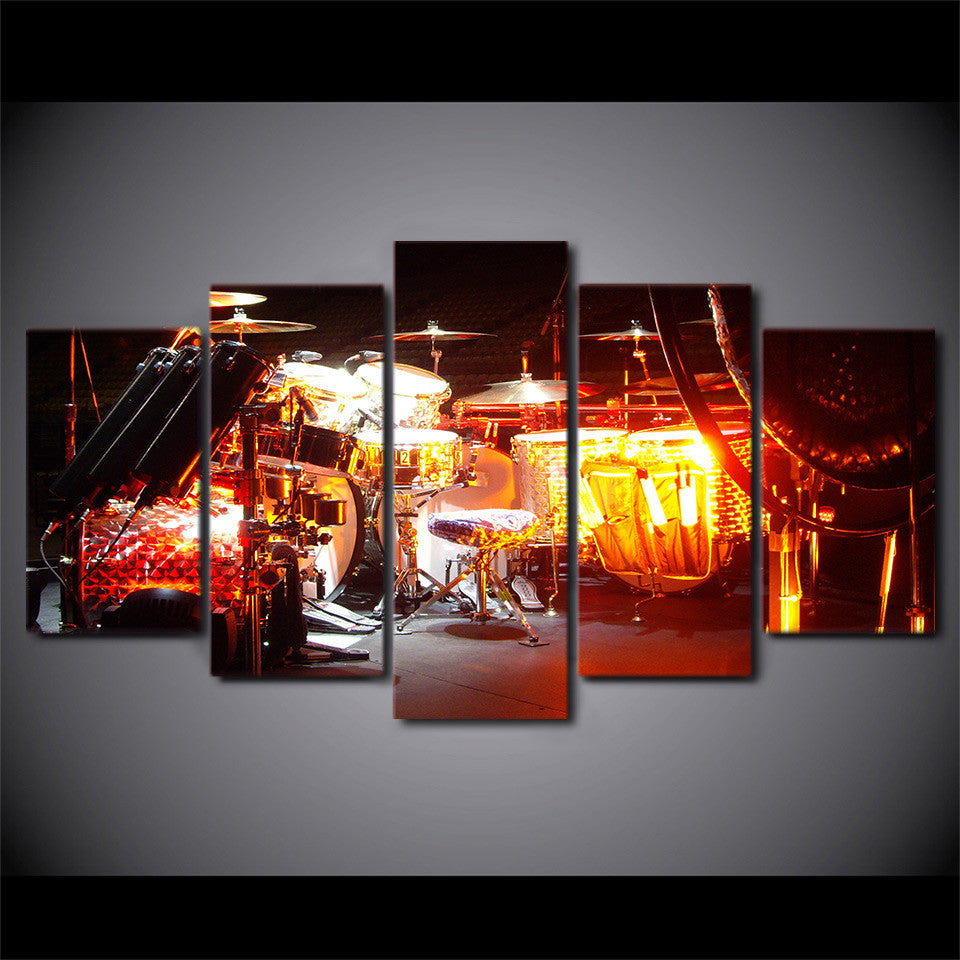 Limited Edition 5 Piece Drummer Vibes Canvas