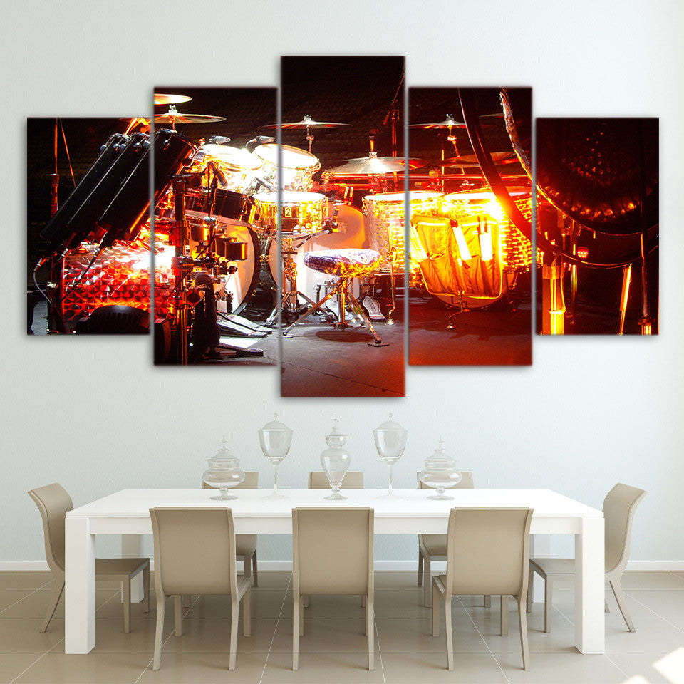 Limited Edition 5 Piece Drummer Vibes Canvas