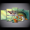 Limited Edition 5 Piece Fishing Hooked Canvas (FRAMED)
