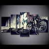 Limited Edition 5 Piece Graffiti Bike Canvas