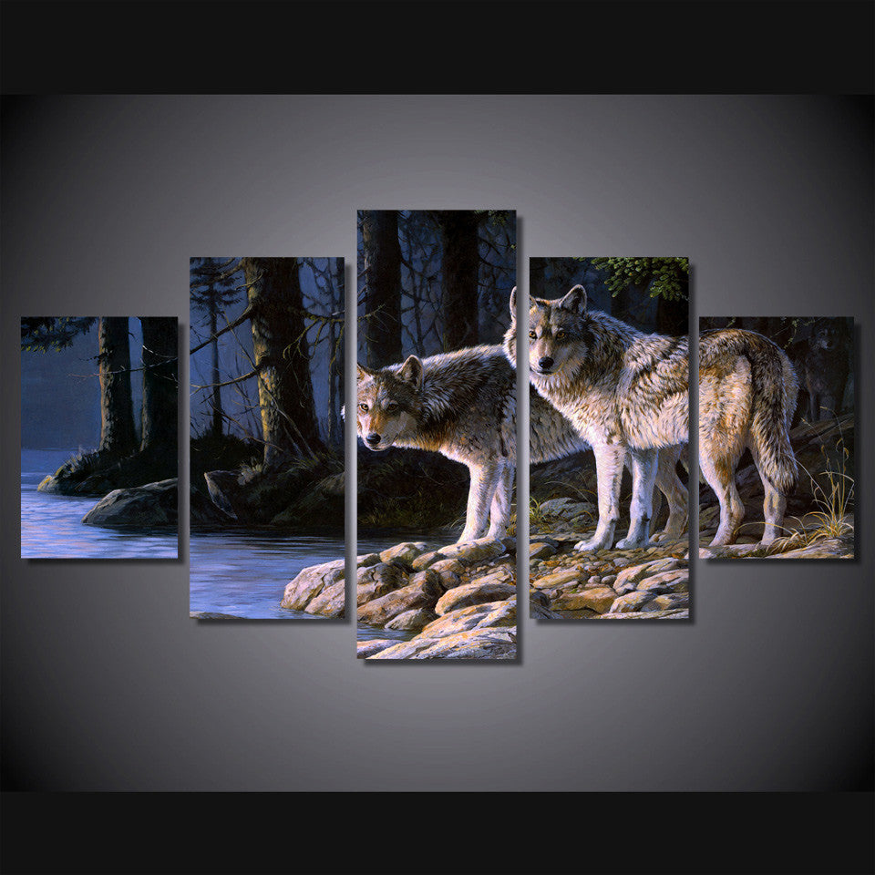 Limited Edition Wolf Canvas