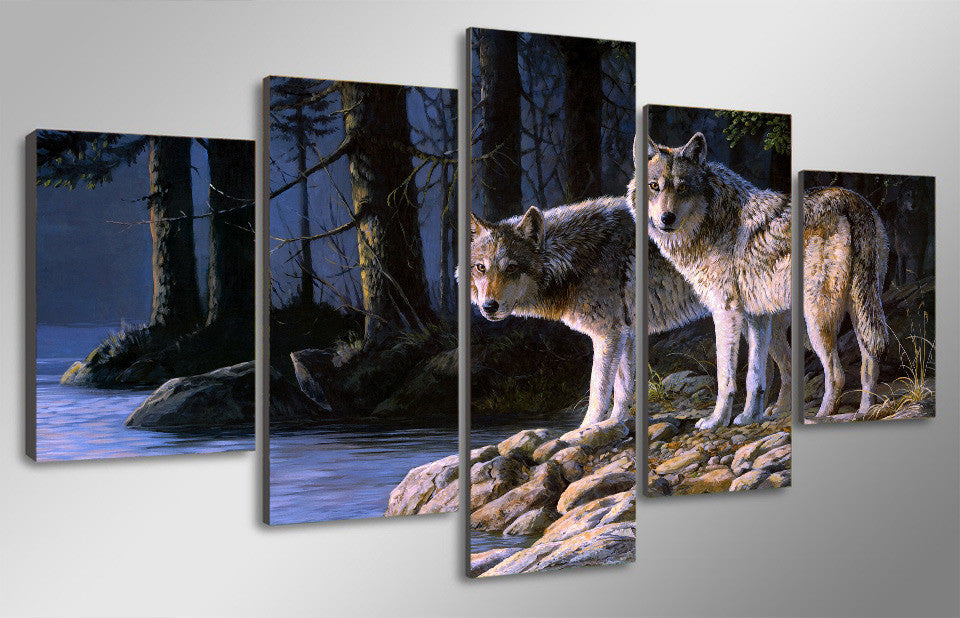 Limited Edition Wolf Canvas