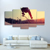 Limited Edition 5 Piece Skateboarding In The Sunset Canvas