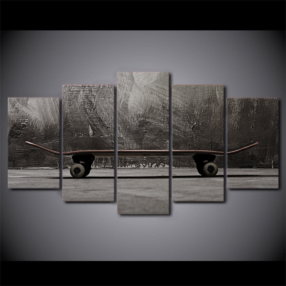 Limited Edition 5 Piece Artistic Skateboard Canvas