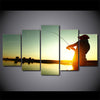 Limited Edition 5 Piece Sunset Fishing Canvas