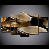 Limited Edition 5 Piece Vintage Drum And Cymbals Canvas